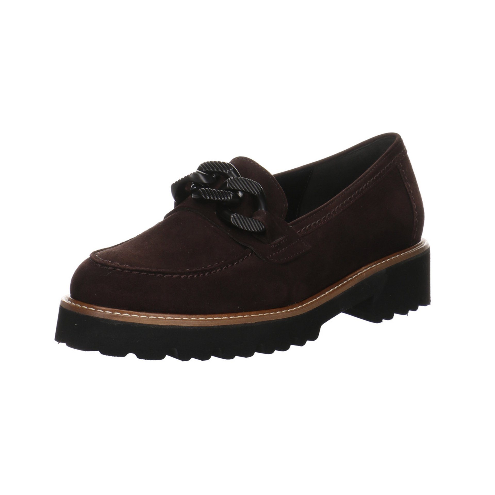 Gabor Damen Slipper Slipper (CHOCOLATE) Braun Schuhe Slipper Veloursleder