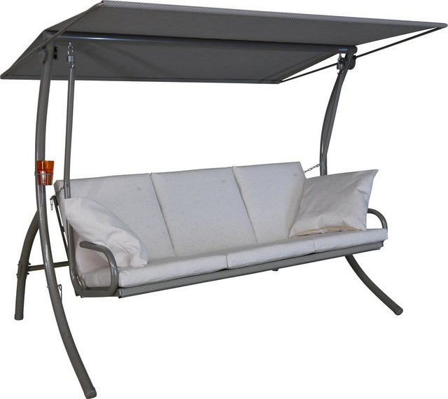 ANGERER FREIZEITMÖBEL Hollywoodschaukel Elegance Sun, 3-Sitzer, beige