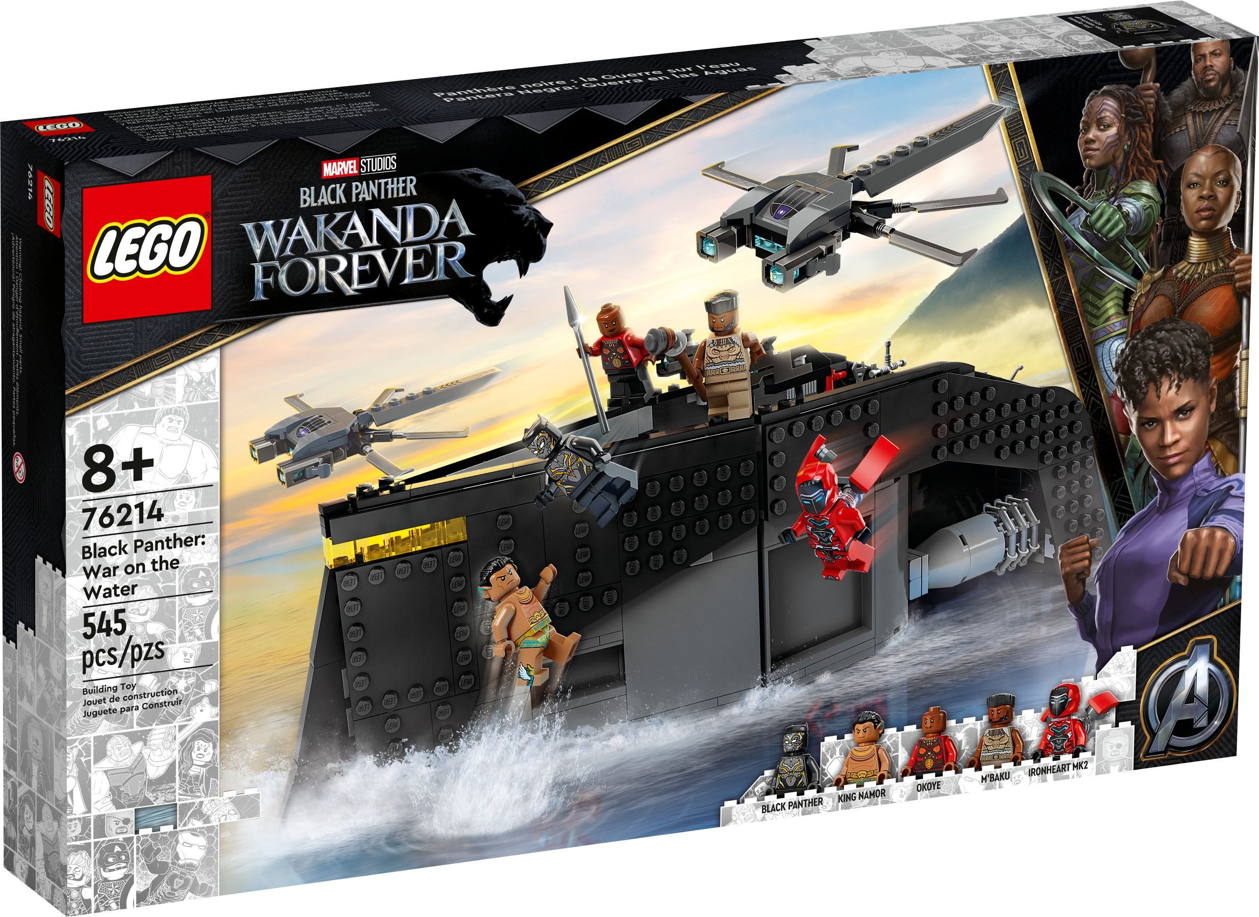 LEGO® Super Heroes 76214 Black Panther: Duell auf dem Wasser Konstruktionss günstig online kaufen