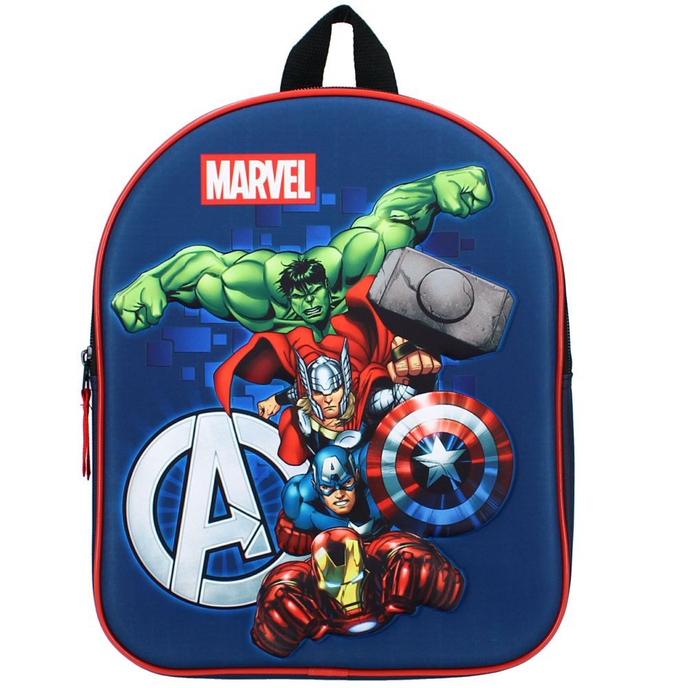 The AVENGERS Kinderrucksack 3D Kinder Rucksack Marvel Avengers 32 x 26 x 11 cm Tasche