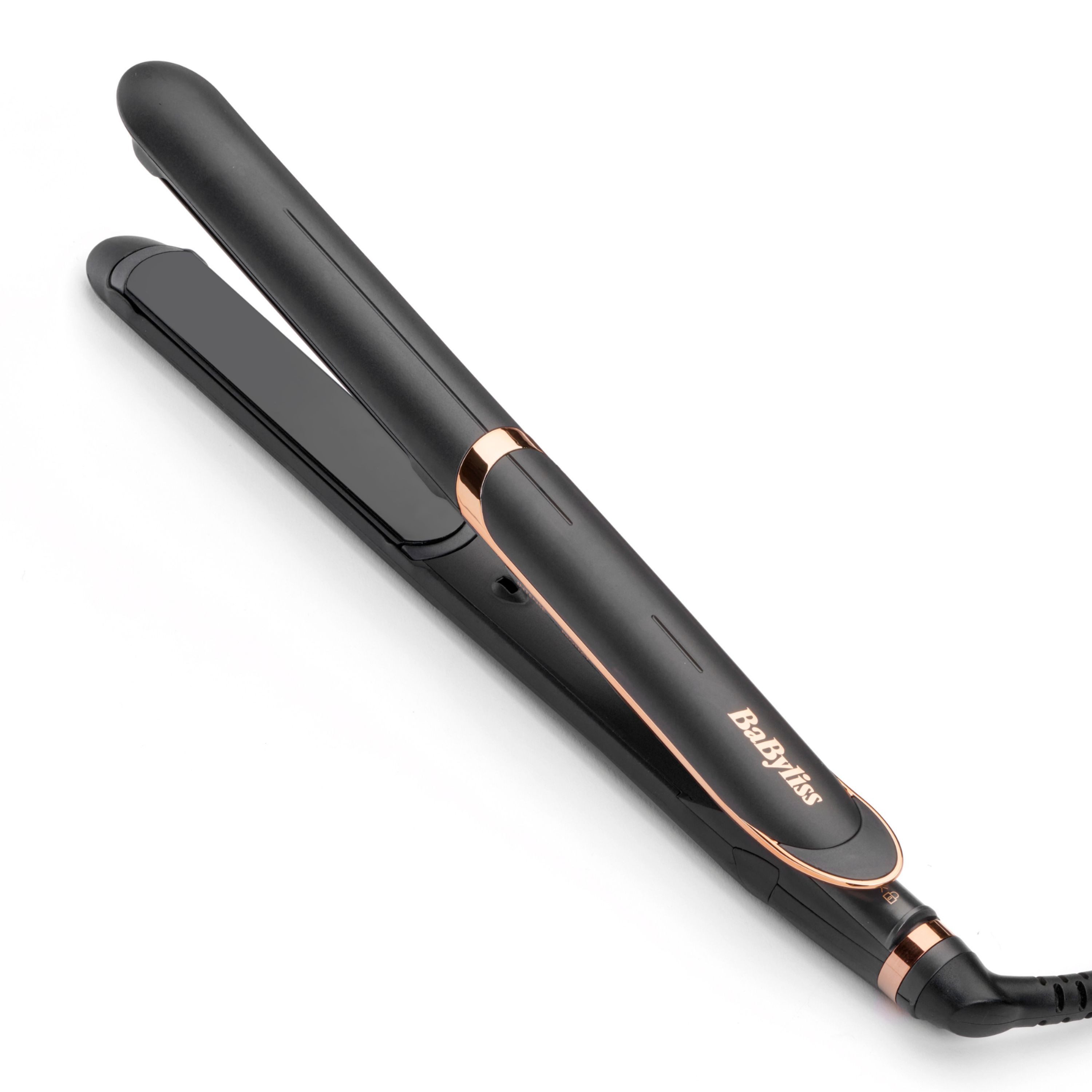 BaByliss Glätteisen Smooth Pro 235 professionelles Glätteisen, ST394E, Nano-Keramikbeschichtung, 6 Temperaturstufen 140°C - 235°C, Ionen