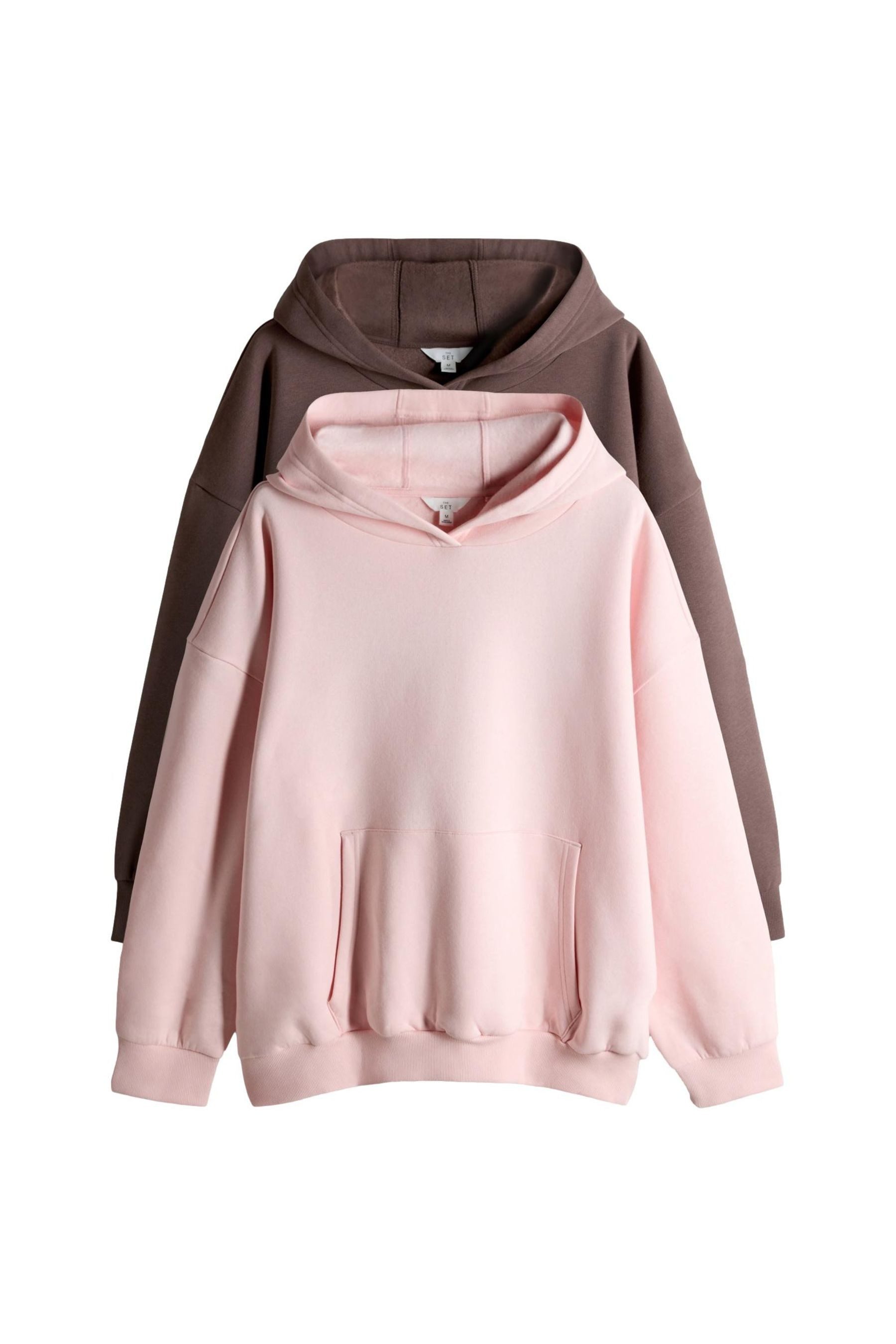 The Set Kapuzenpullover The Set Relaxed Fit Hoodie, 2er-Pack (2-tlg) günstig online kaufen