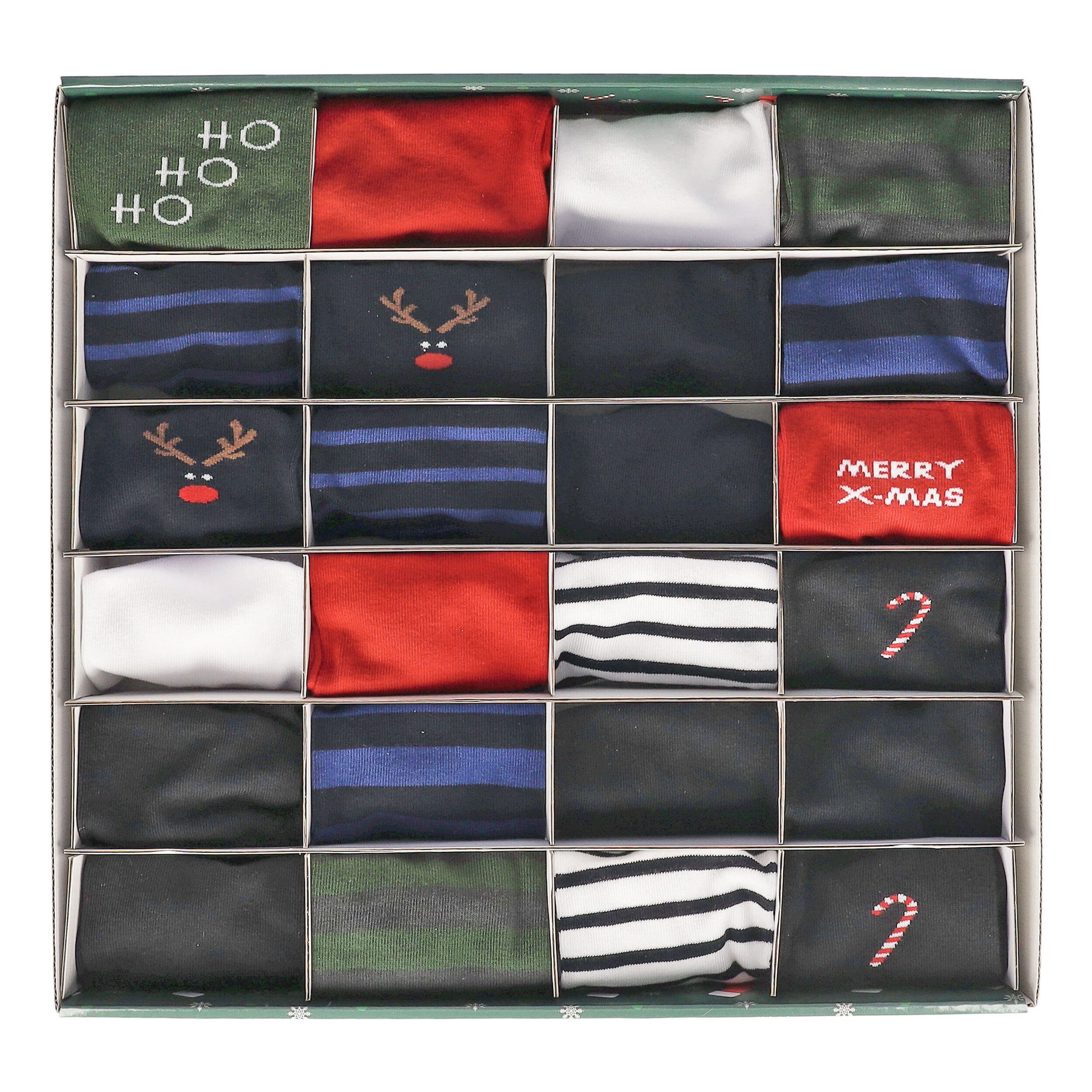 Hudson Basicsocken Christmas Calendar (1-Paar) Adventskalender für Herren günstig online kaufen