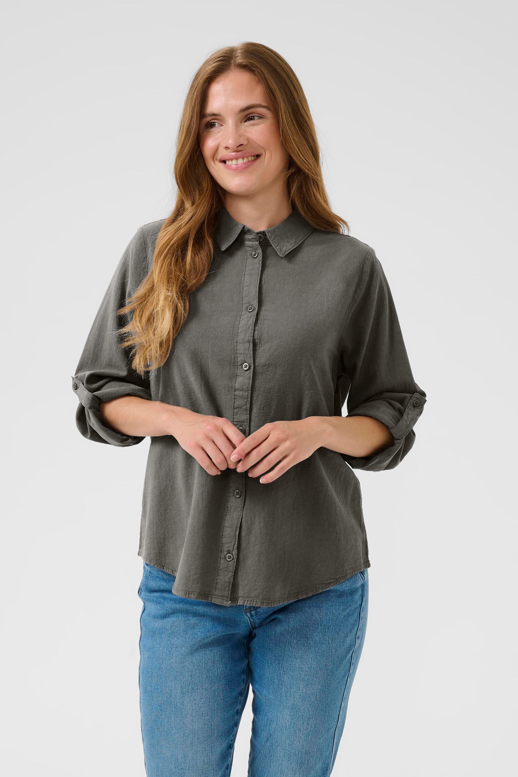 KAFFE Langarmhemd Langarm - Hemd KAnaya