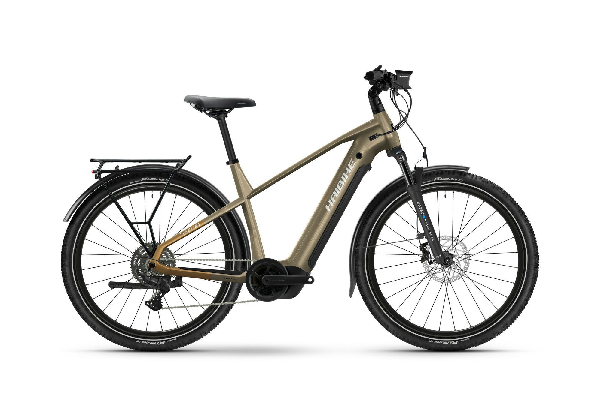 Haibike E-Bike TREKKING 6.5 toffee/sand/silver glänzend 27,5" 600 Wh