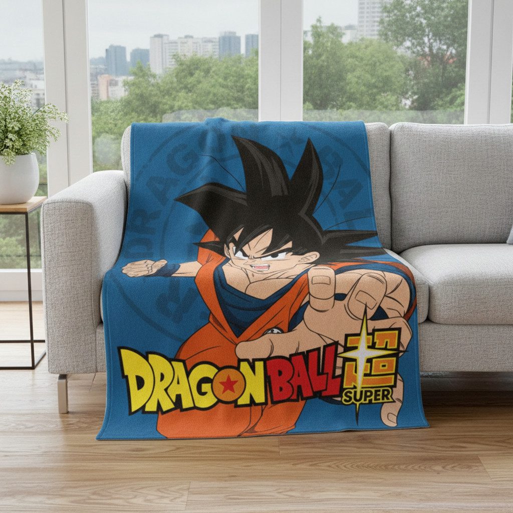 Wohndecke Herding DRAGONBALL SUPER Flanell-Flauschdecke Wohndecke 150 x 200 cm, Herding, Langlebig