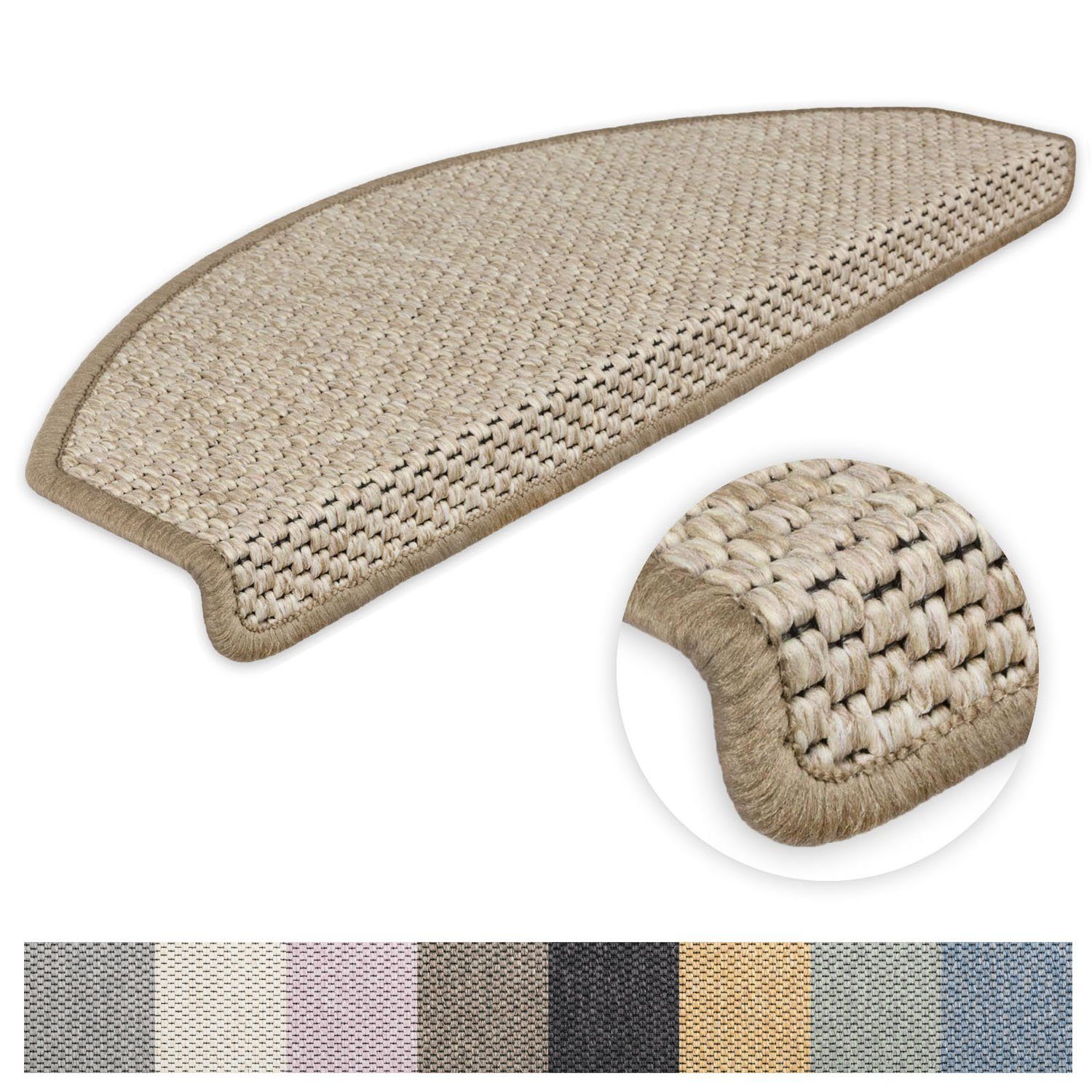 Metzker® Stufenmatte Stufenmatten Göteborg Halbrund, halbrund, Höhe: 8 mm, günstig online kaufen