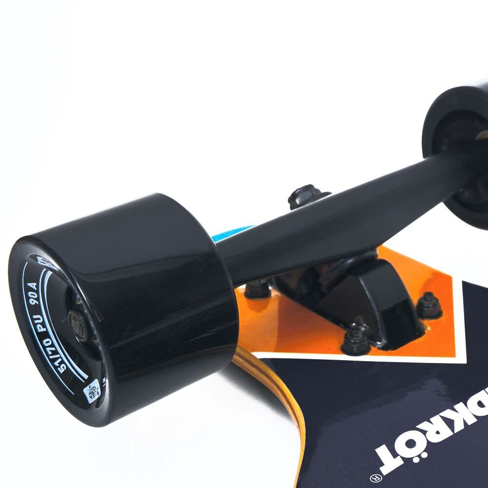 Schildkröt Skateboard Longboard 41 CoolChimp, Skateboard gemäß EN 13613:2009, Klasse A