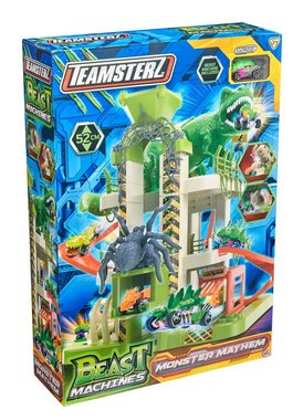 HTI Spiel-Parkgarage Teamsterz Monster Mayhem Dino Design inkl. Beast Machines Rennauto, 52cm hoch