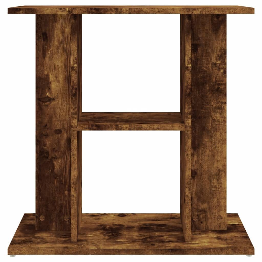 vidaXL Aquariumunterschrank Aquariumständer Geräucherte Eiche 60 x 30 x 60 cm Holzwerkstoff – Bild 3 von 5