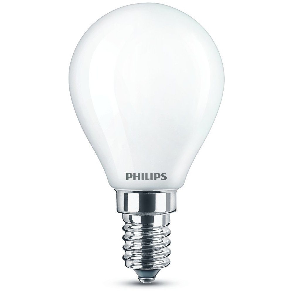 Philips LED-Leuchtmittel 2-ER E14 LED TROPFEN LAMPEN, E14