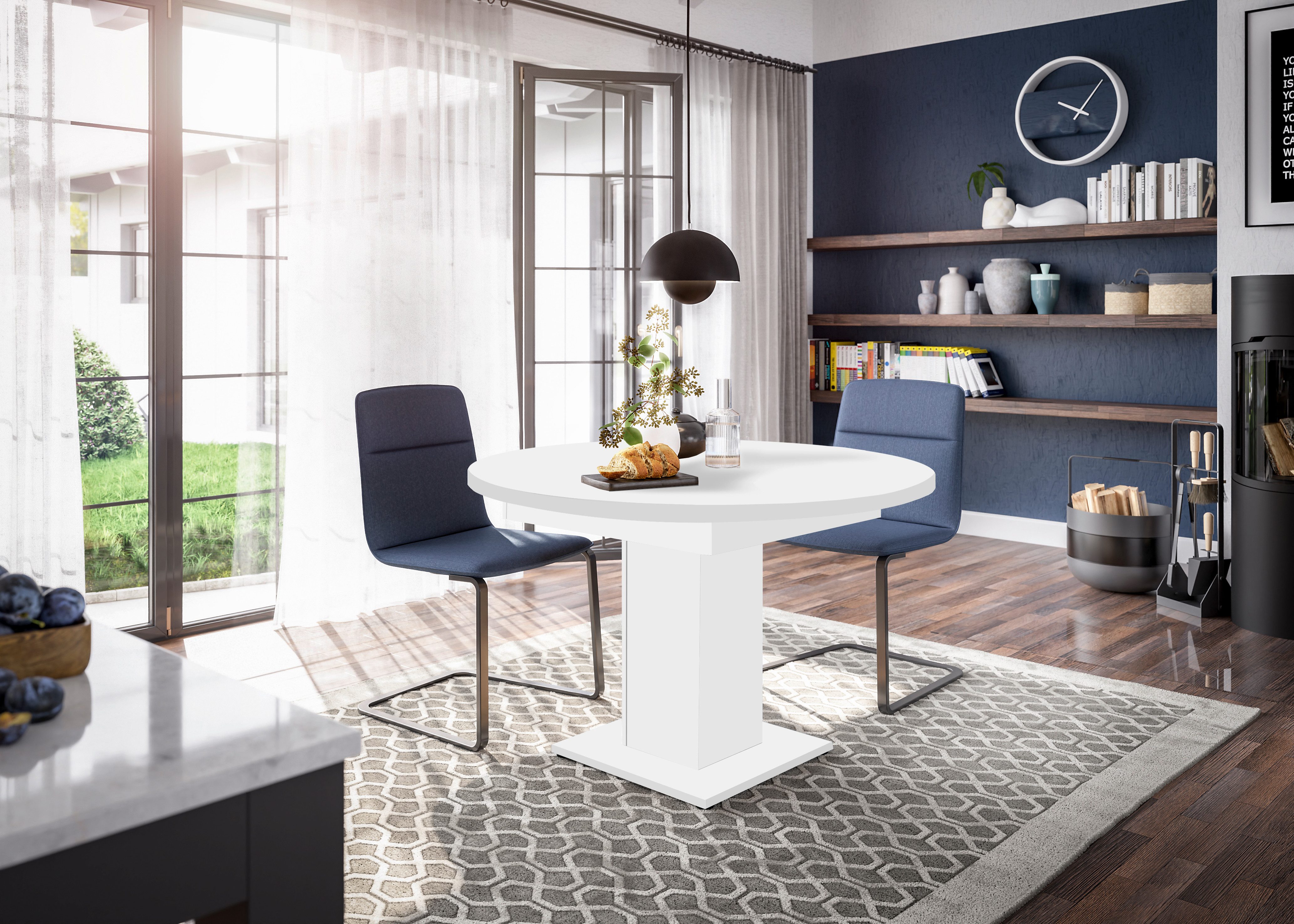 möbelando Esstisch Judd, 120 x 76 x 120 cm (B/H/T) günstig online kaufen