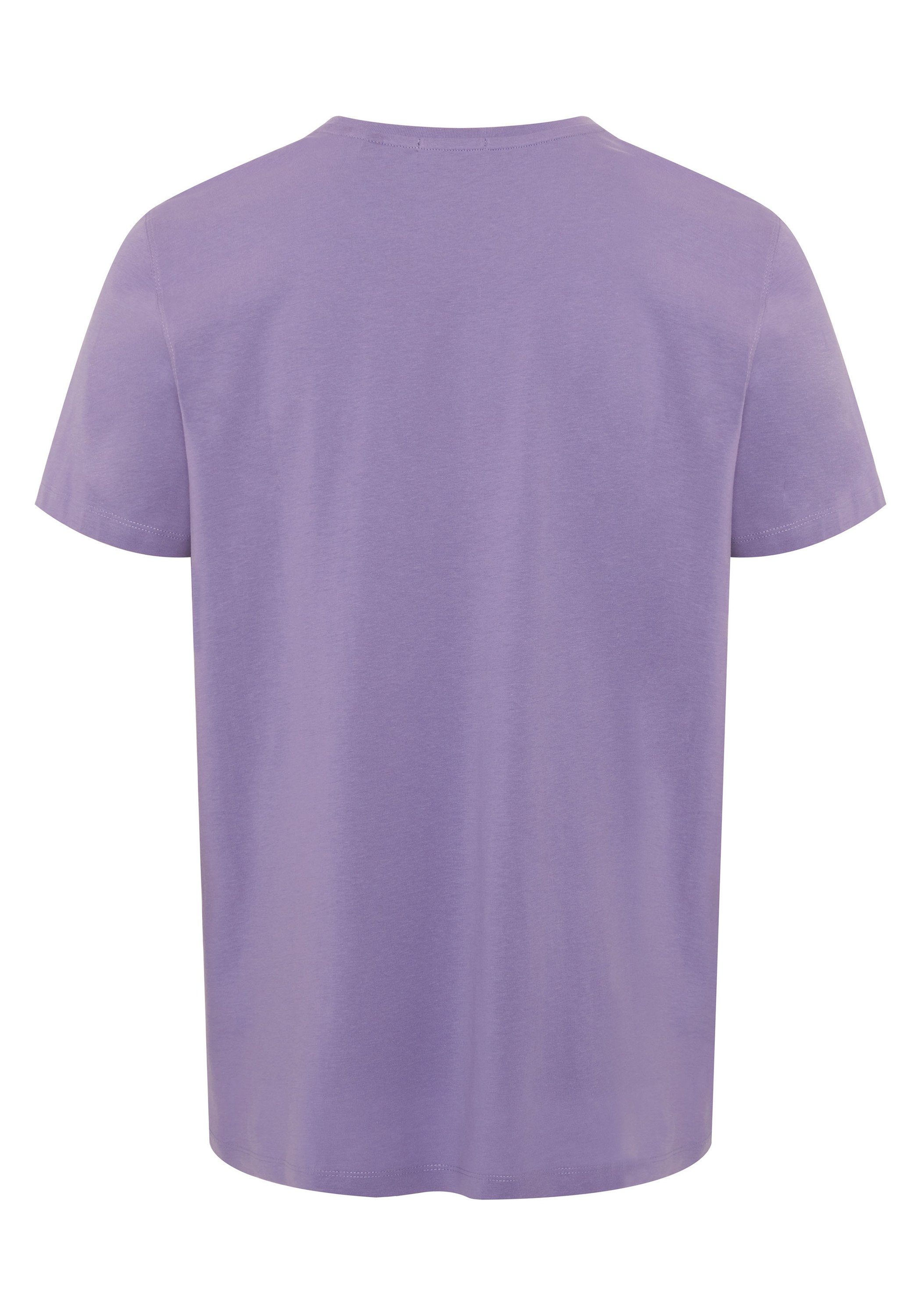 Chalk Violet Multicolour-Logo Chiemsee Print-Shirt mit T-Shirt