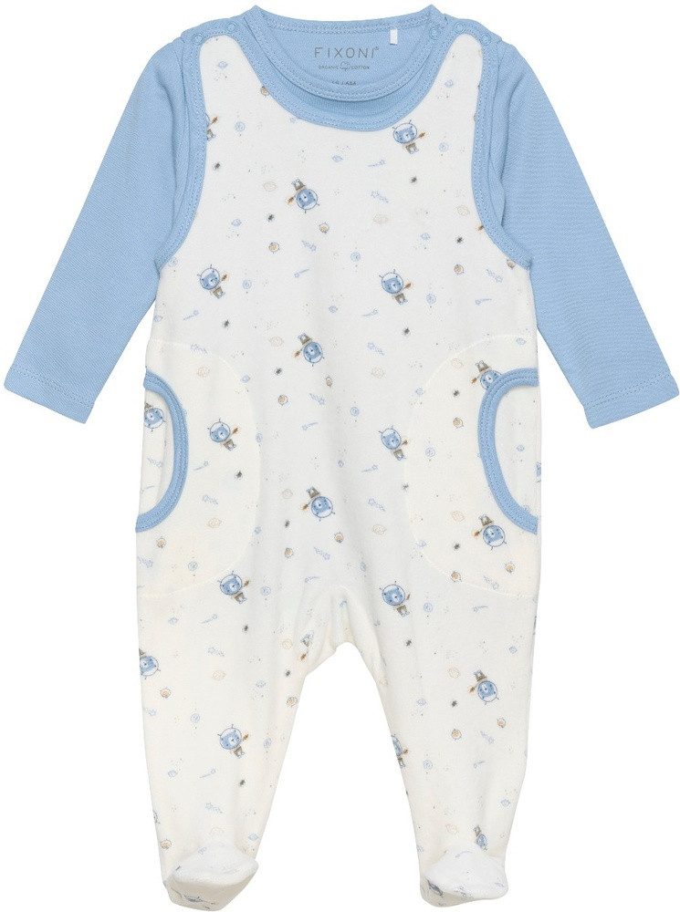 Fixoni Langarmbody Body LS w.Velour Romper