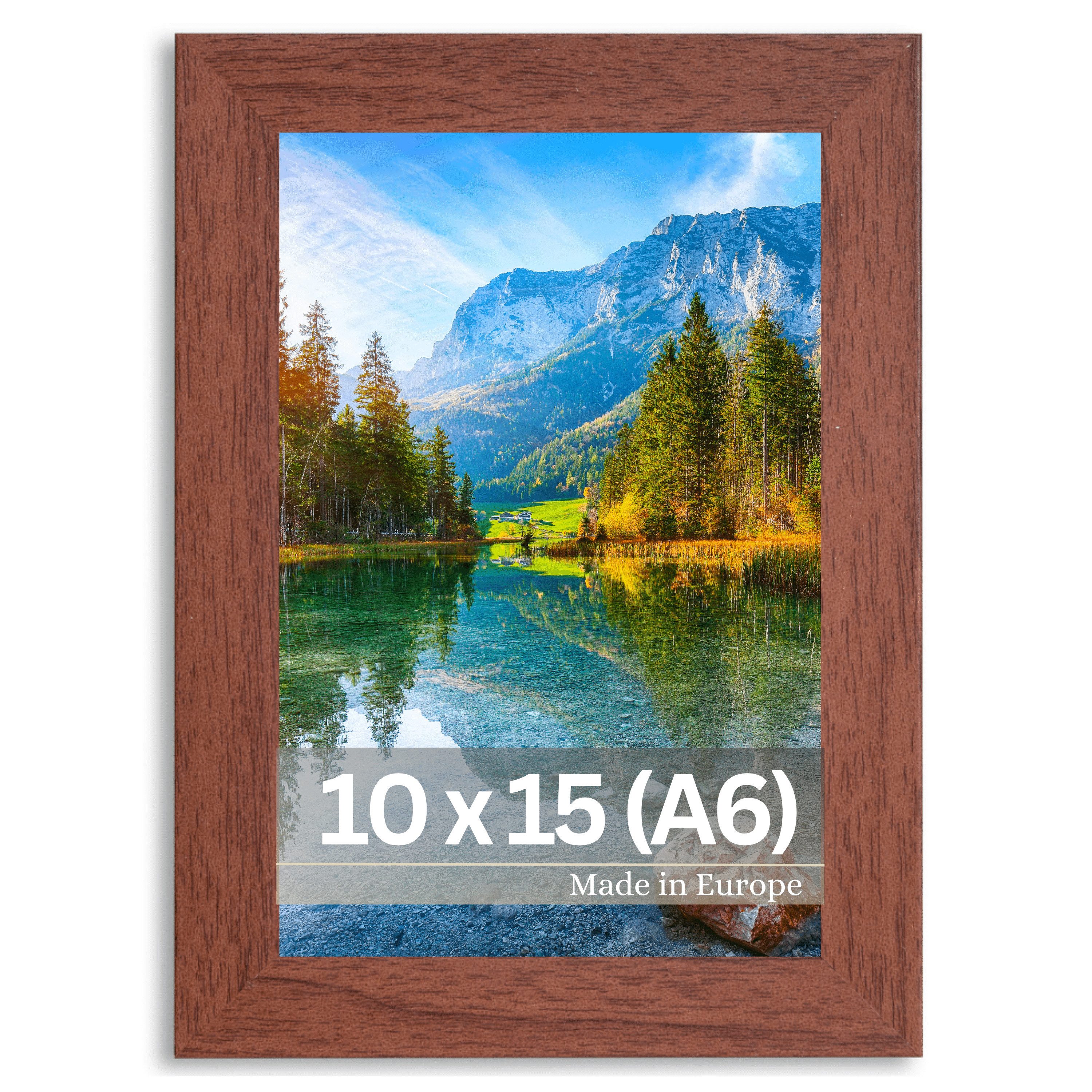 Victor (Zenith) Bilderrahmen Dix, Bilderrahmen Braun 10x15 cm (A6), Bilderr günstig online kaufen