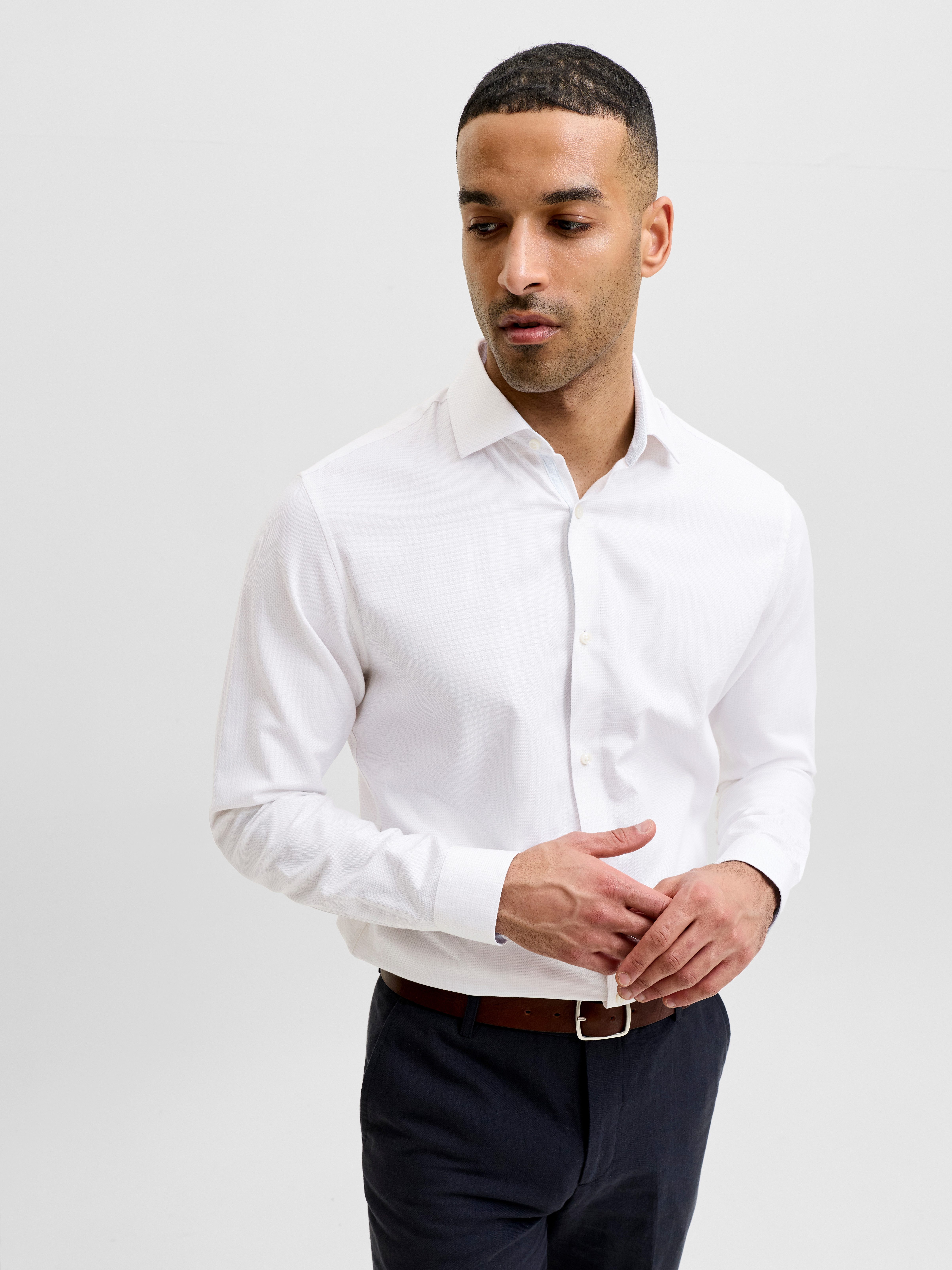 Jack & Jones Langarmhemd JPRBLAPARKER DETAIL L/S SHIRT SN Baumwolle, slim fit