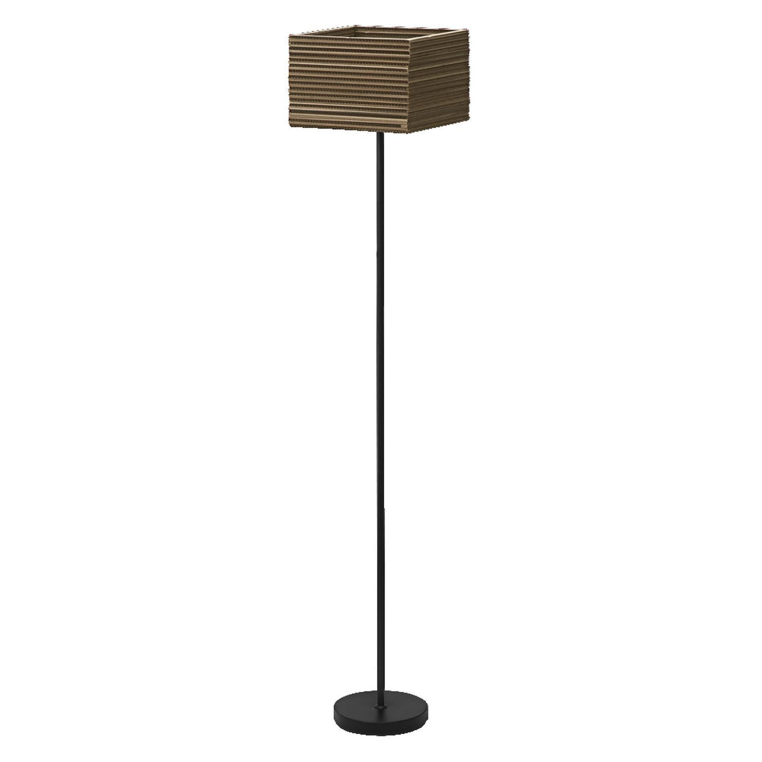Licht-Erlebnisse Stehlampe GERA, ohne Leuchtmittel, E27 160 cm hoch rund Modern