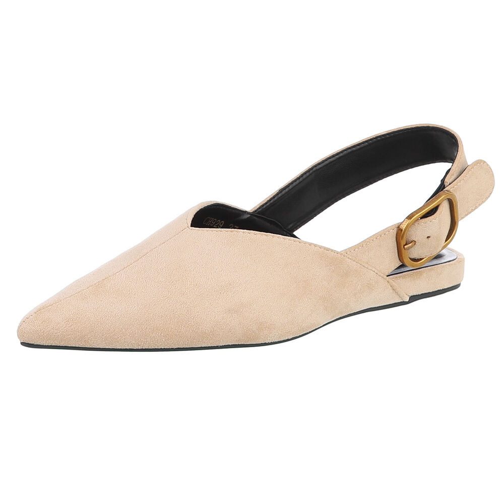 Ital-Design Elegante Slingbacks mit geschlossener Zehenpartie und Schnalle günstig online kaufen