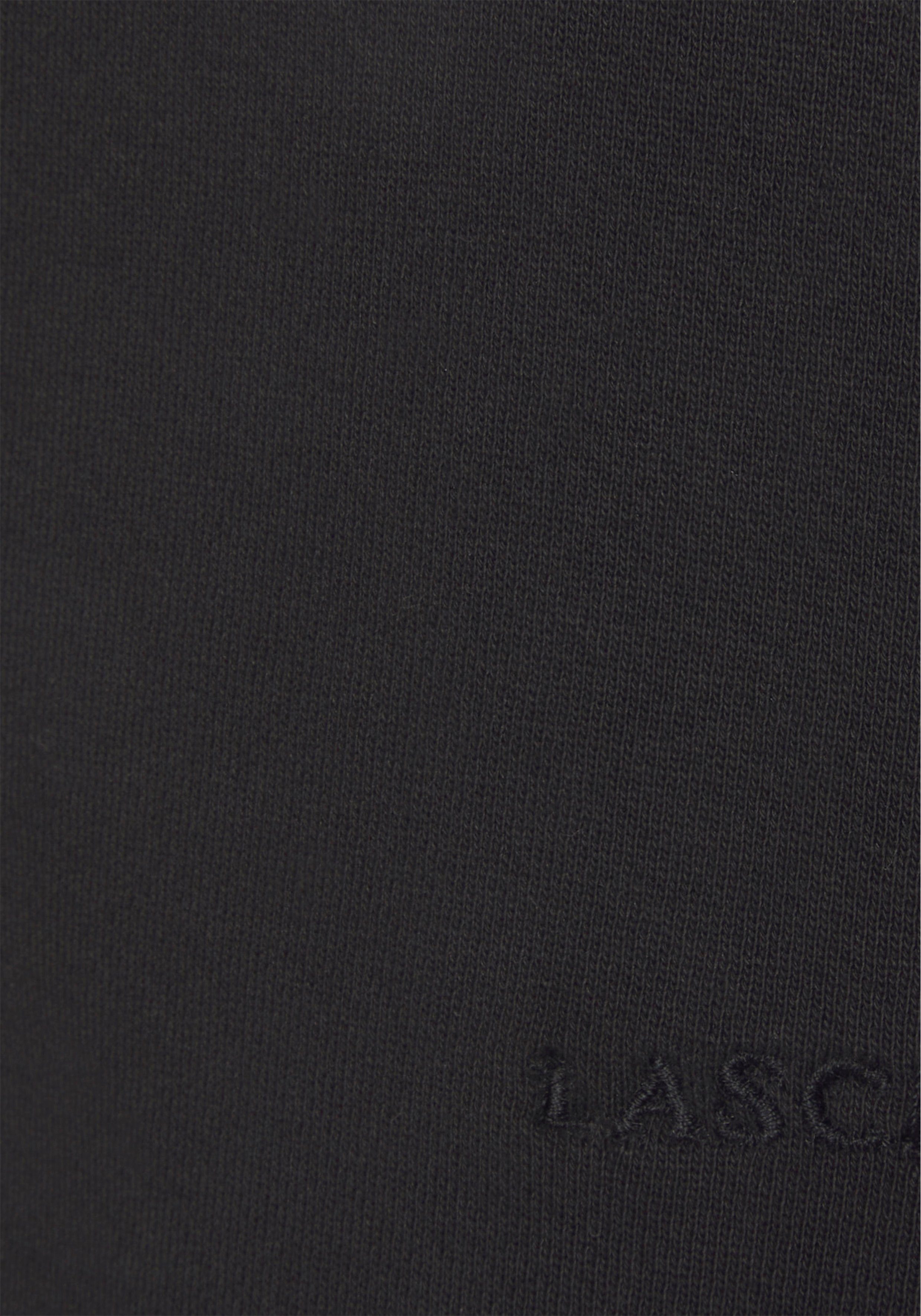 LASCANA Sweathose -Relaxhose aus Loungeanzug organischer Baumwolle, schwarz