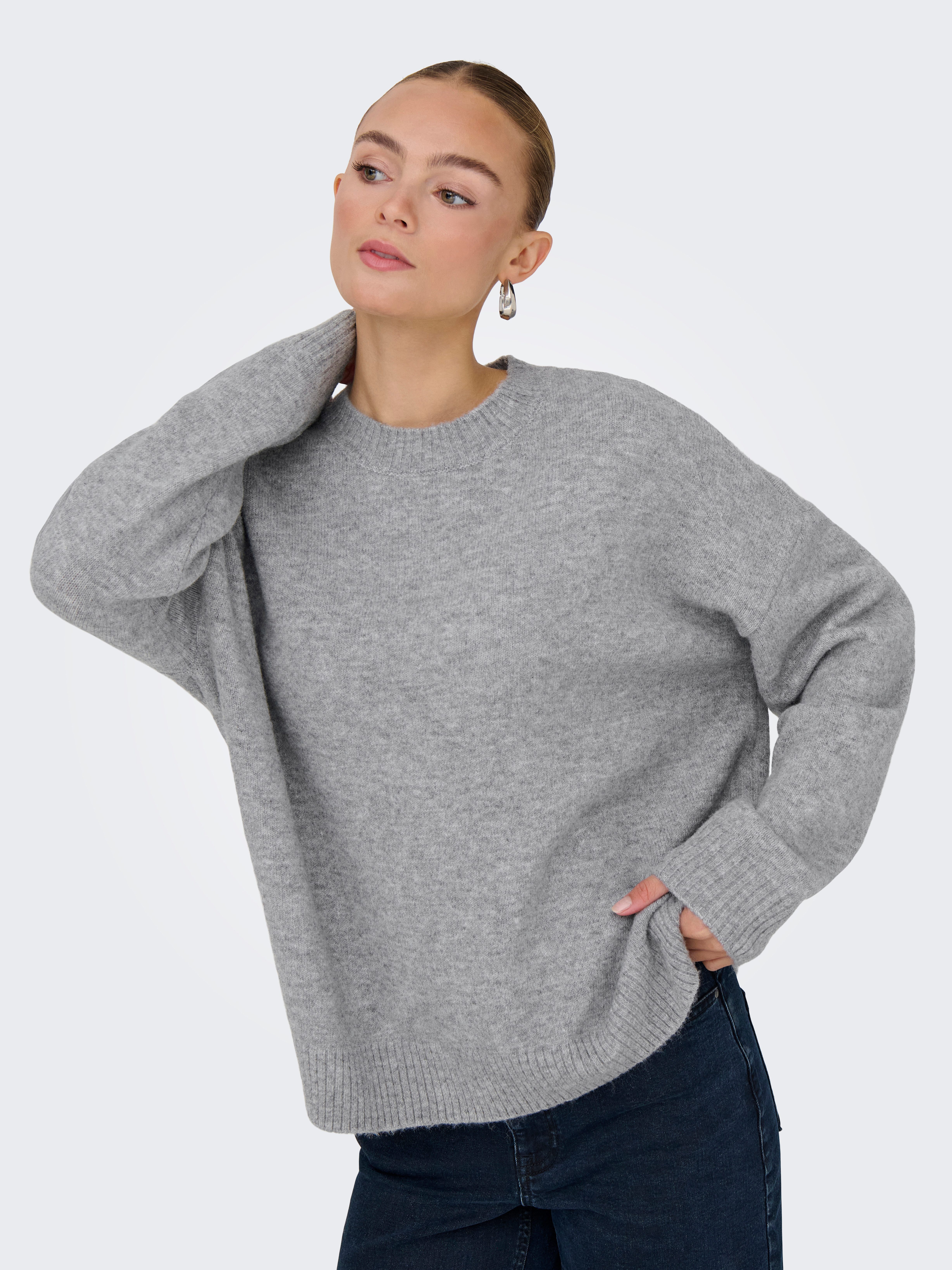 ONLY Strickpullover ONLRENE LIFE LS O-NECK günstig online kaufen