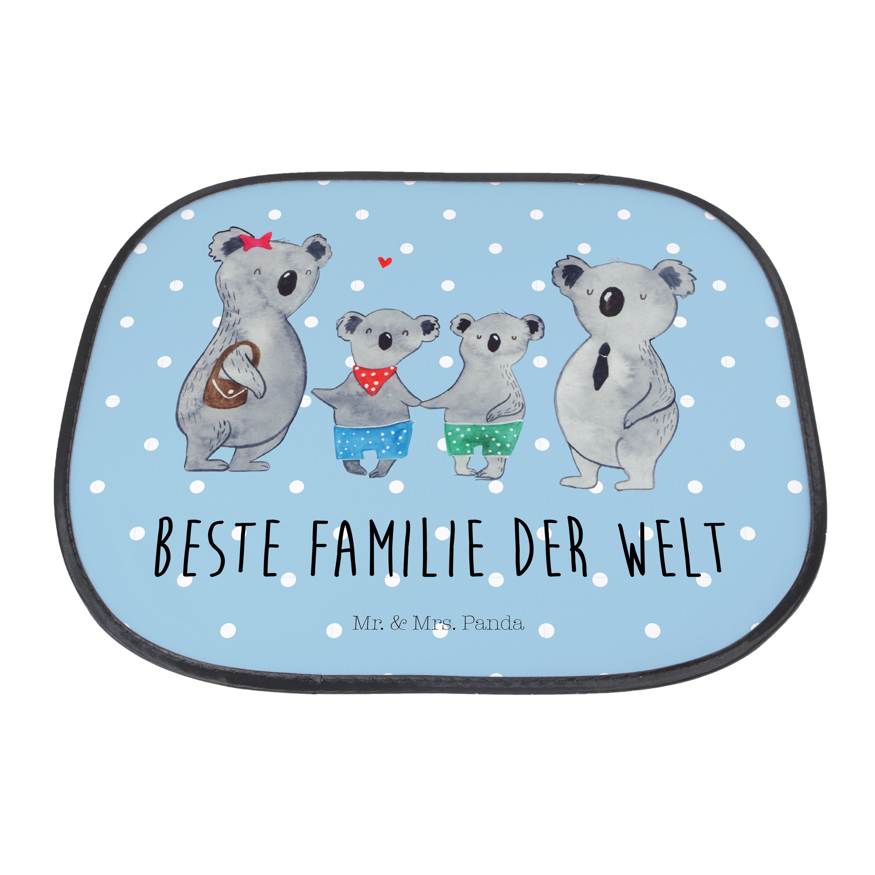 Seidenmatt Sonne Sonnenschutz beste, zwei Mr. - Familie Auto, - Mrs. & Geschenk, Opa, Pastell Panda, Koala Blau