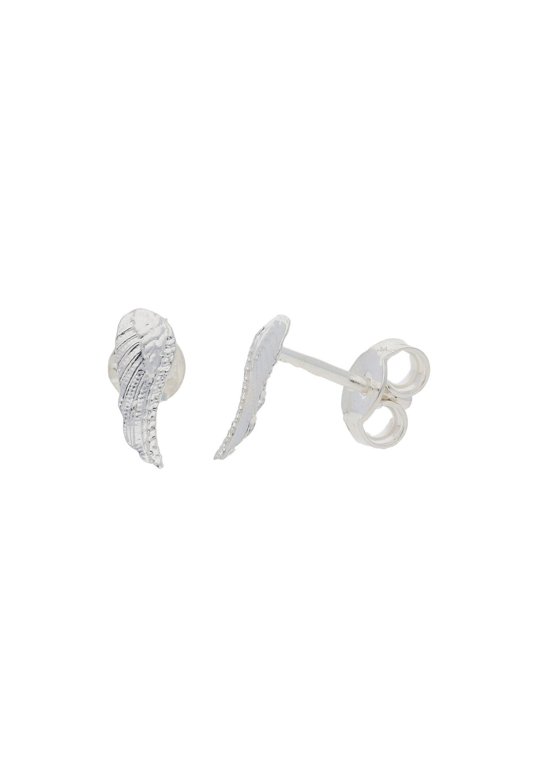 JuwelmaLux Paar Ohrstecker Ohrstecker Silber Flügel Ohrringe 9,7 x 3,2 mm (2-tlg), Damen Ohrstecker Silber 925/000, inkl. Schmuckschachtel