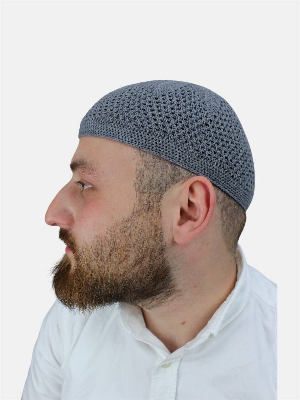 Aymasal Strickmütze Handgestrickte elastische Gebetsmütze Herren Islamische günstig online kaufen