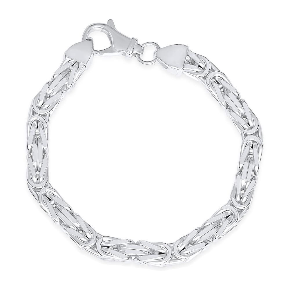 Unique Armband Königsketten Design 5,7 mm vierkant aus Sterlingsilber KA005 günstig online kaufen