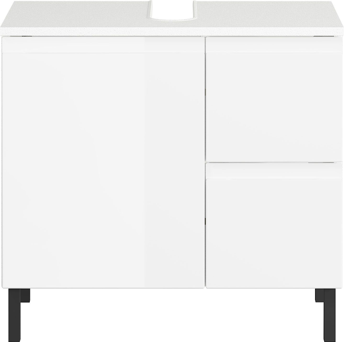 GERMANIA Waschbeckenunterschrank Scantic (1-St) mit Siphonausschnitt – Bild 4 von 5