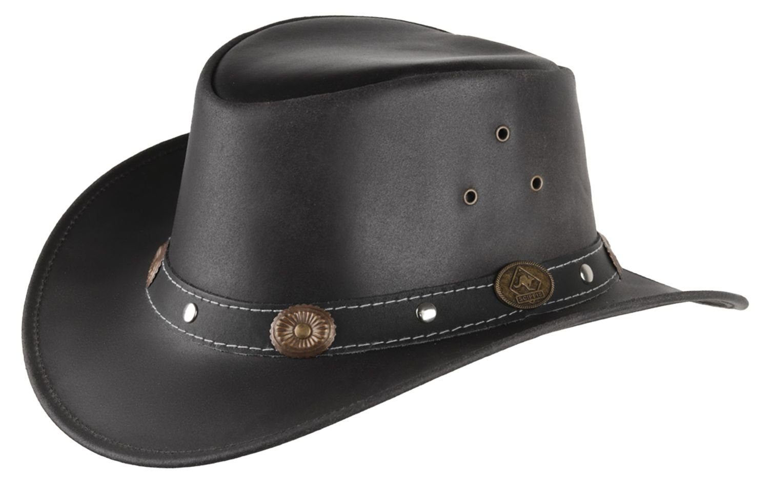 Scippis Trilby wetterfester Westernhut Reno mit Antik-Conchos günstig online kaufen