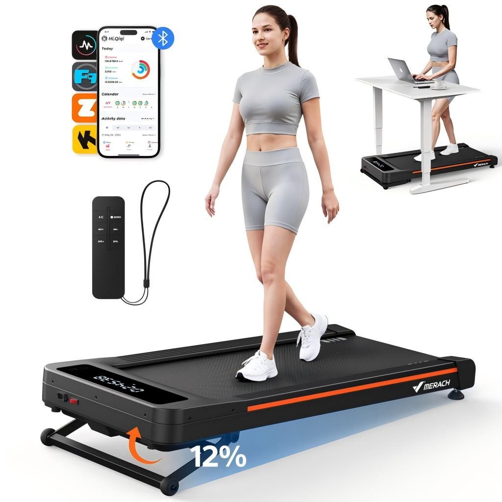 Laufband Geräuscharme Laufmaschine für Zuhause oder Büro, bis 180KG