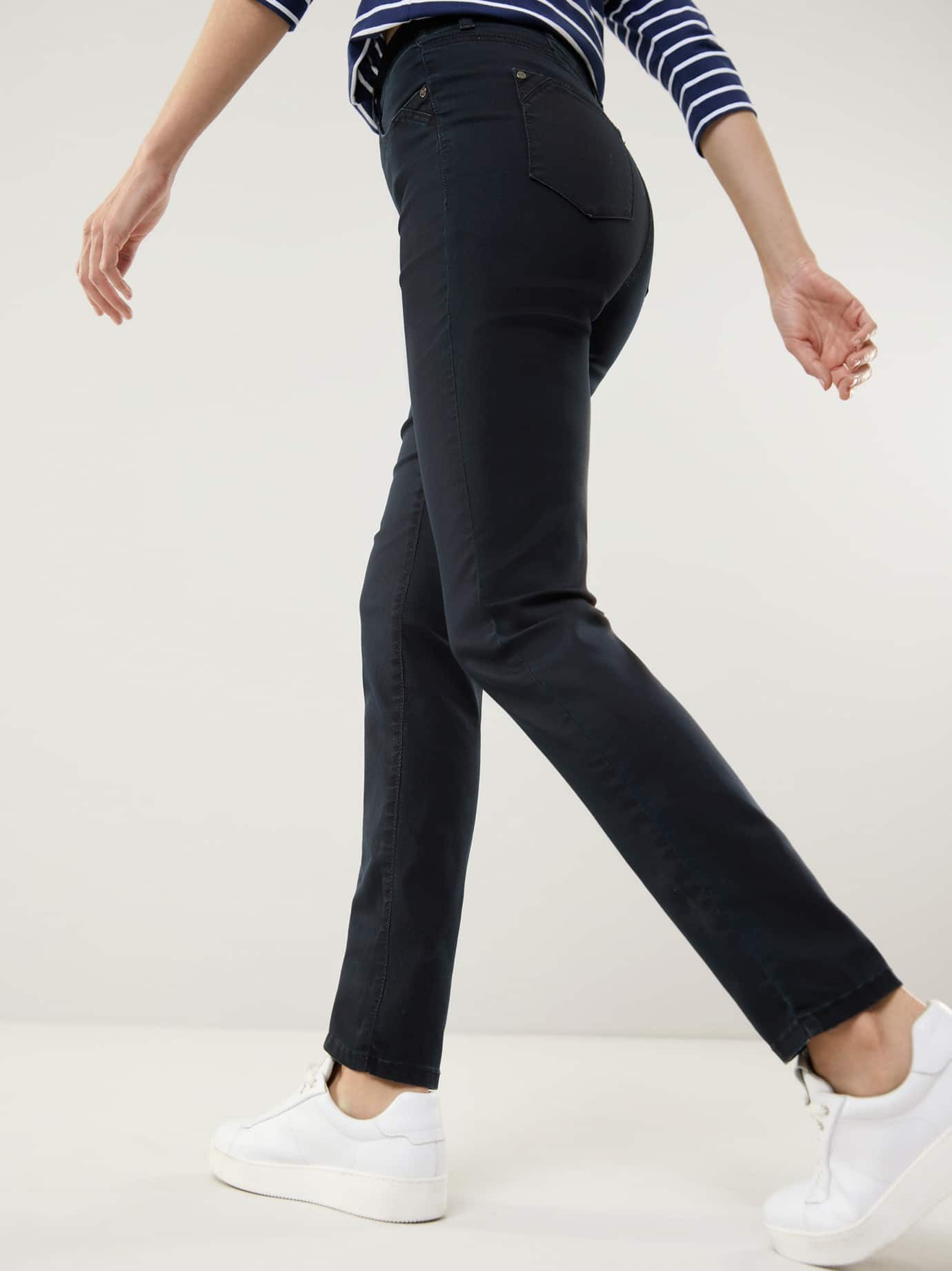 Walbusch Stretch-Jeans Damen Yoga-Jeans Ultrastretch Stretch-Jeans Comfort-Bund Regular fit