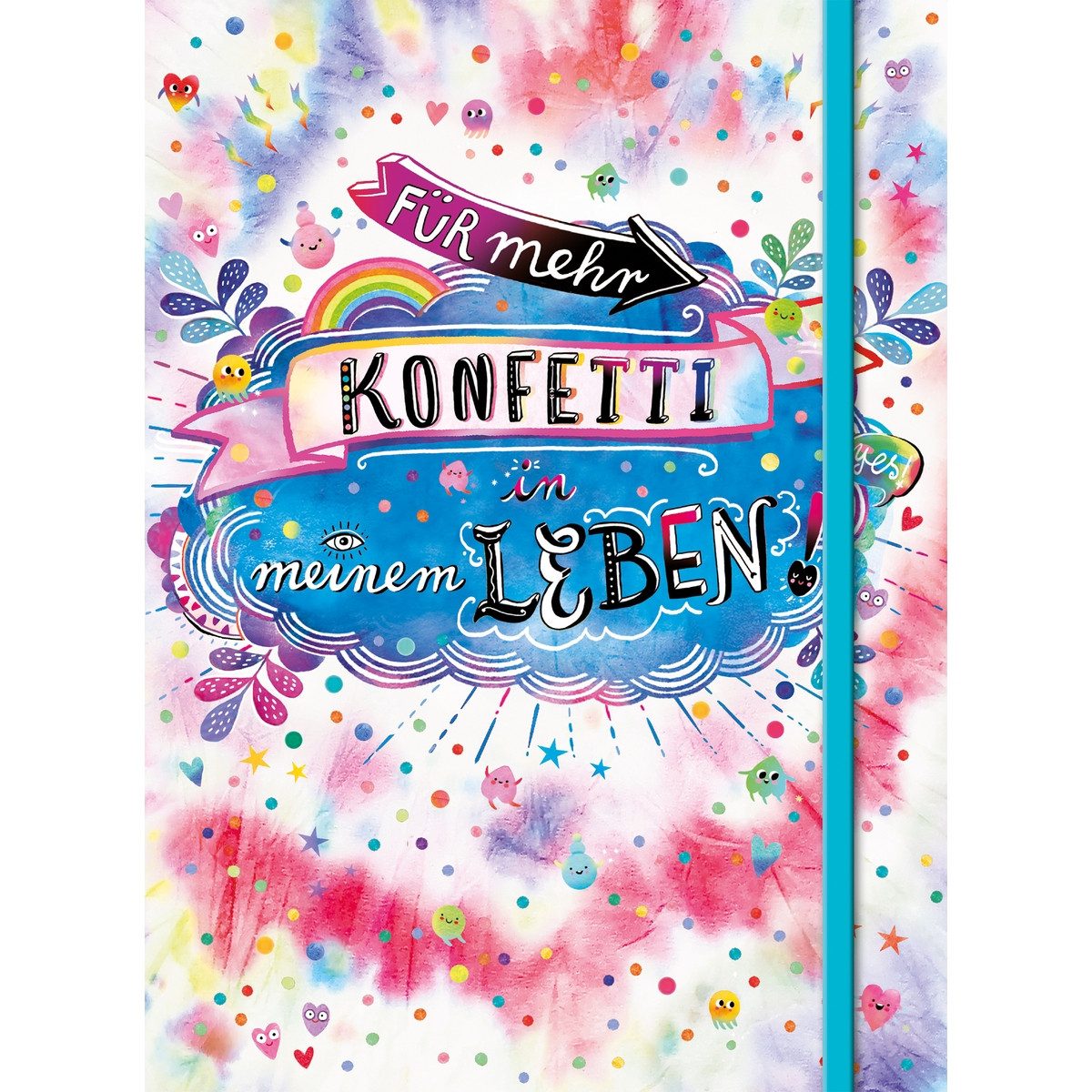 Arena Verlag Seitenschneider Arena Notizbuch Für mehr Konfetti in meinem Leben!
