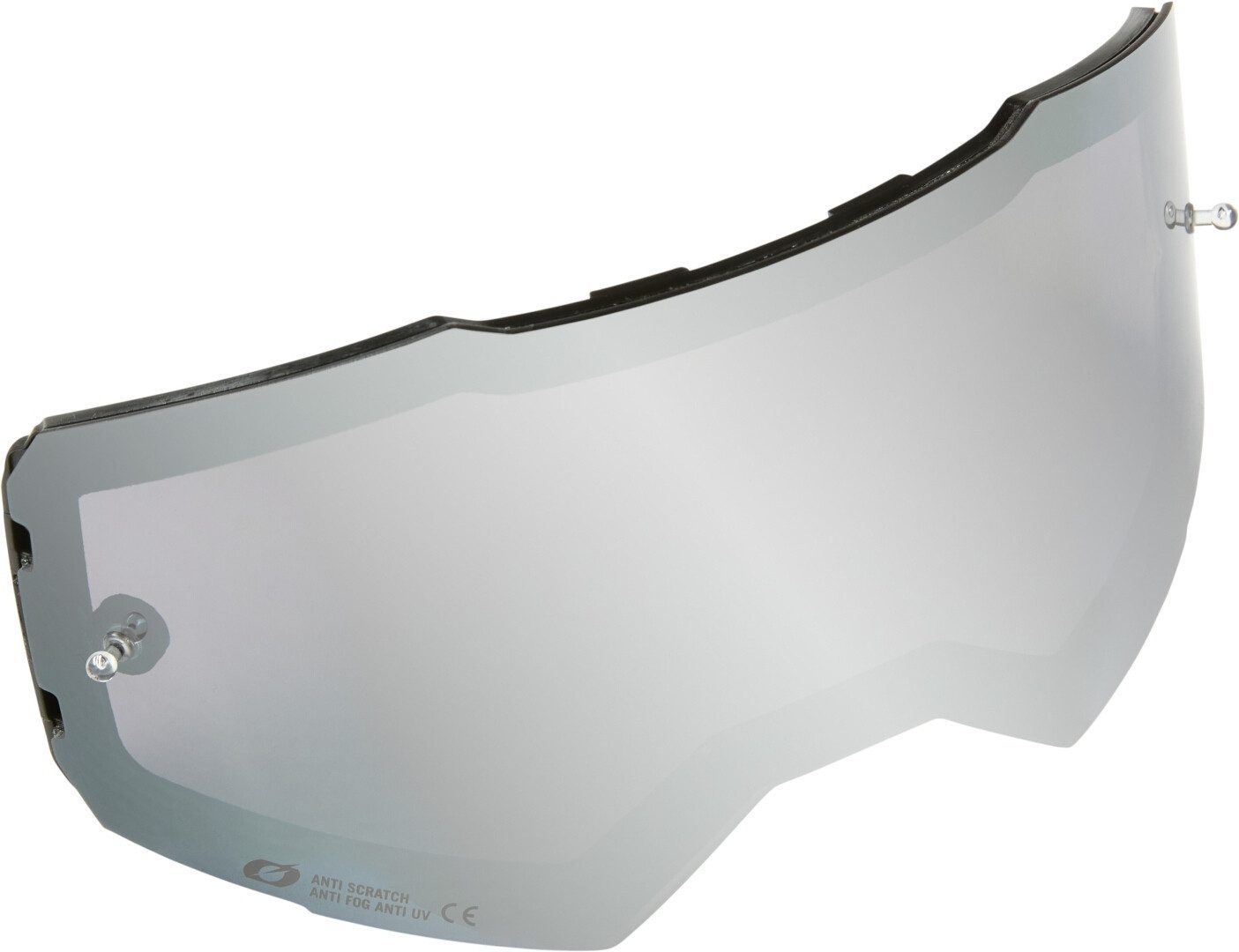 O’NEAL Motorradbrille B-55 Silver Verspiegelte Ersatscheibe, Kratzfest,Verspiegelt