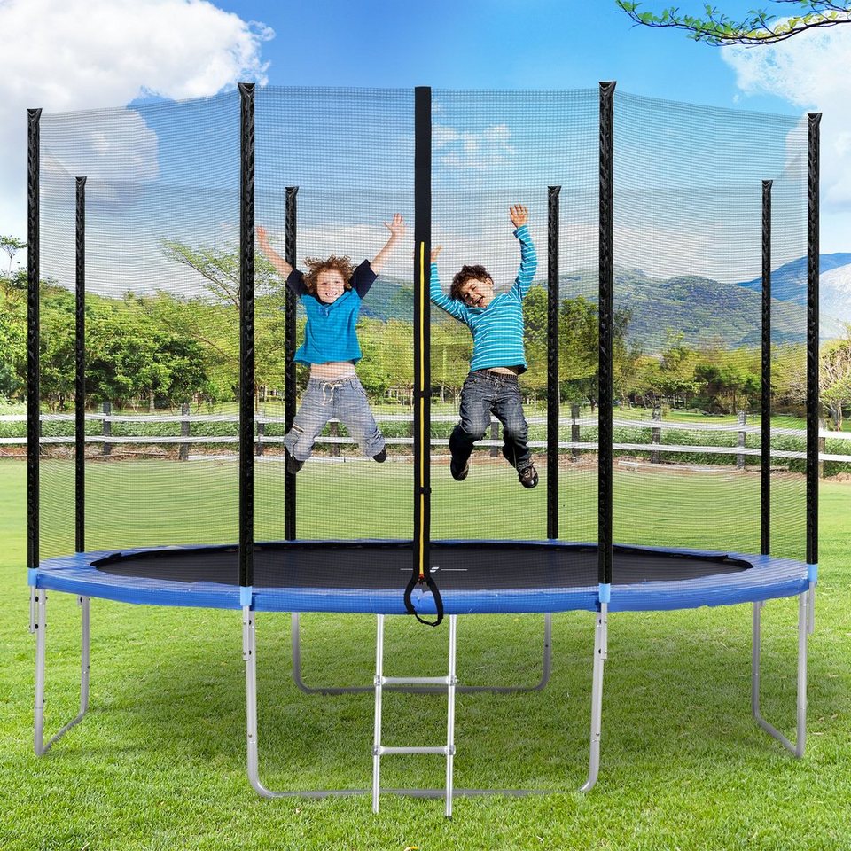 Merax Gartentrampolin »KeepG«, Ø 366,00 cm, Outdoor-Trampolin mit ...