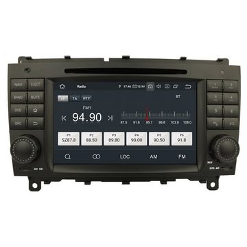 TAFFIO Für Mercedes CLK W209 7" Touchscreen Android Autoradio DVD CarPlay Einbau-Navigationsgerät