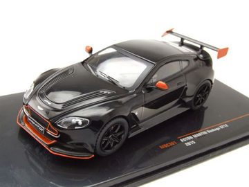 ixo Models Modellauto Aston Martin Vantage GT12 2015 schwarz orange Modellauto 1:43 ixo, Maßstab 1:43