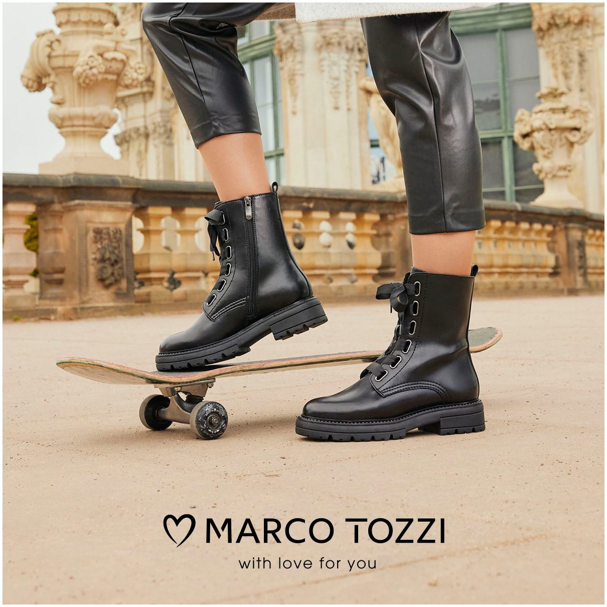 MARCO TOZZI BARTTI Schnürboots, Blockabsatz, Schnürstiefelette, günstig online kaufen