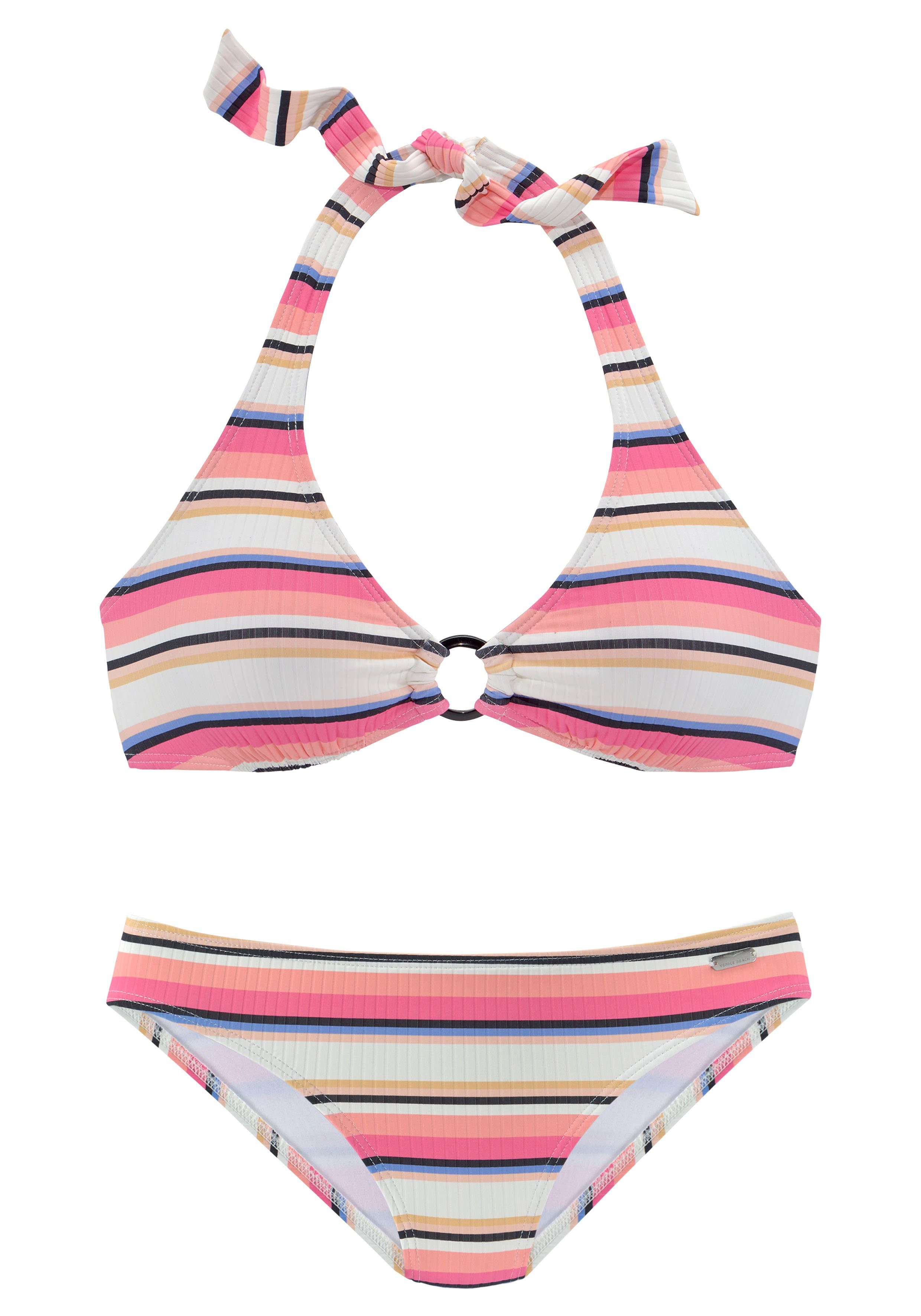 Venice Beach Triangel-Bikini mit strukturierter Ware günstig online kaufen