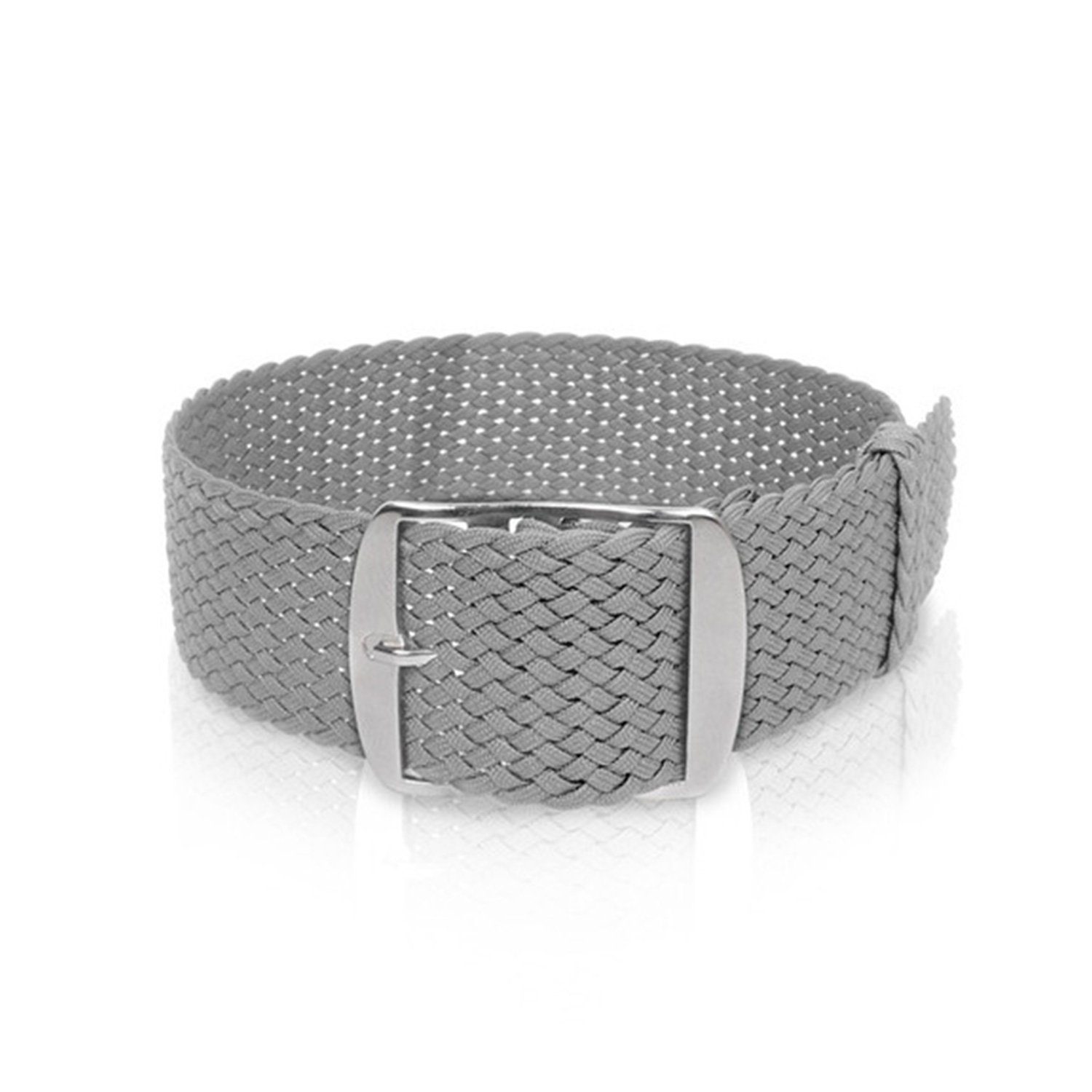 Selva Technik Uhrenarmband Perlonband hellgrau, 20mm günstig online kaufen