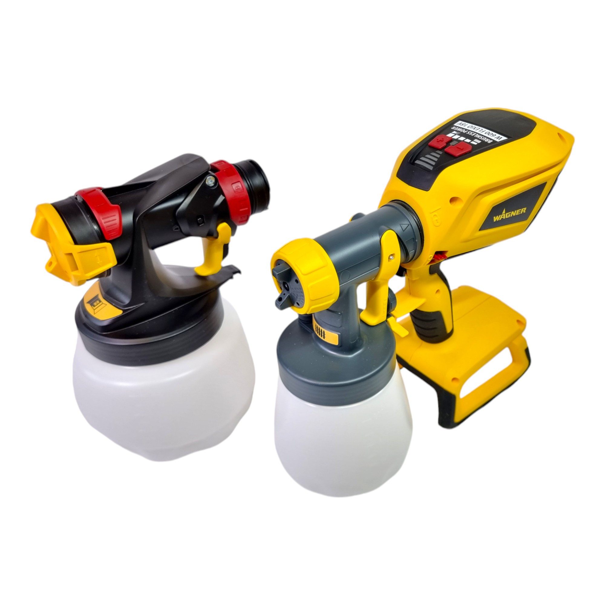 WAGNER Farbsprühgerät W600 FLEXiO Universal Akku Farbsprühsystem 18V (2420174) + Zubehör