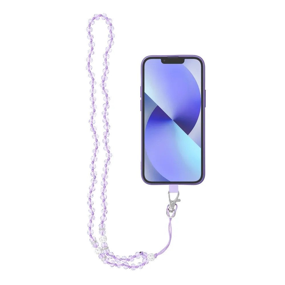 COFI 1453 Handykette Kristall Anhänger für das Telefon / Kabellänge 74cm