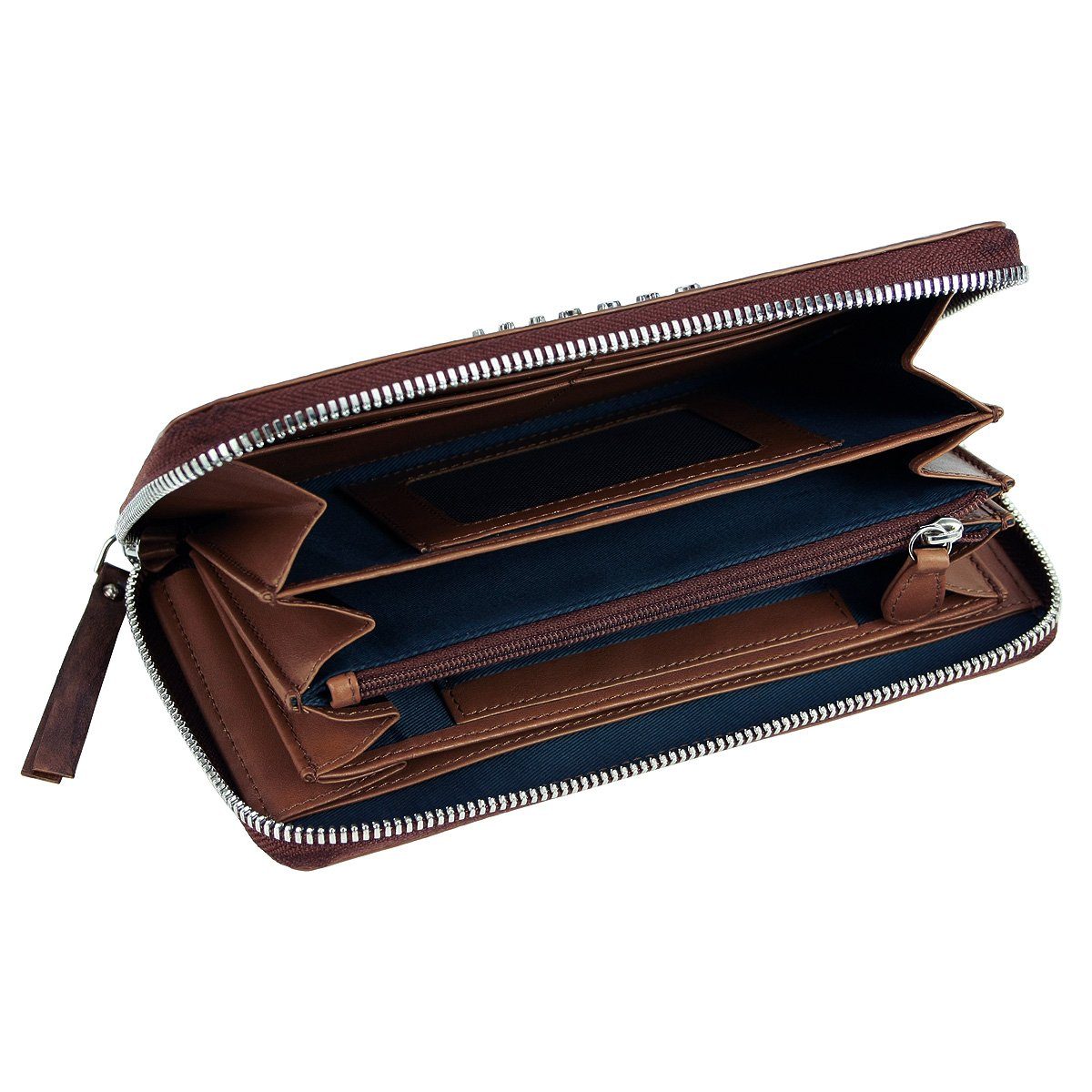 bugatti Geldbörse Leder Geldbörse Portmonee Portemonnaie Brieftasche Perfo günstig online kaufen