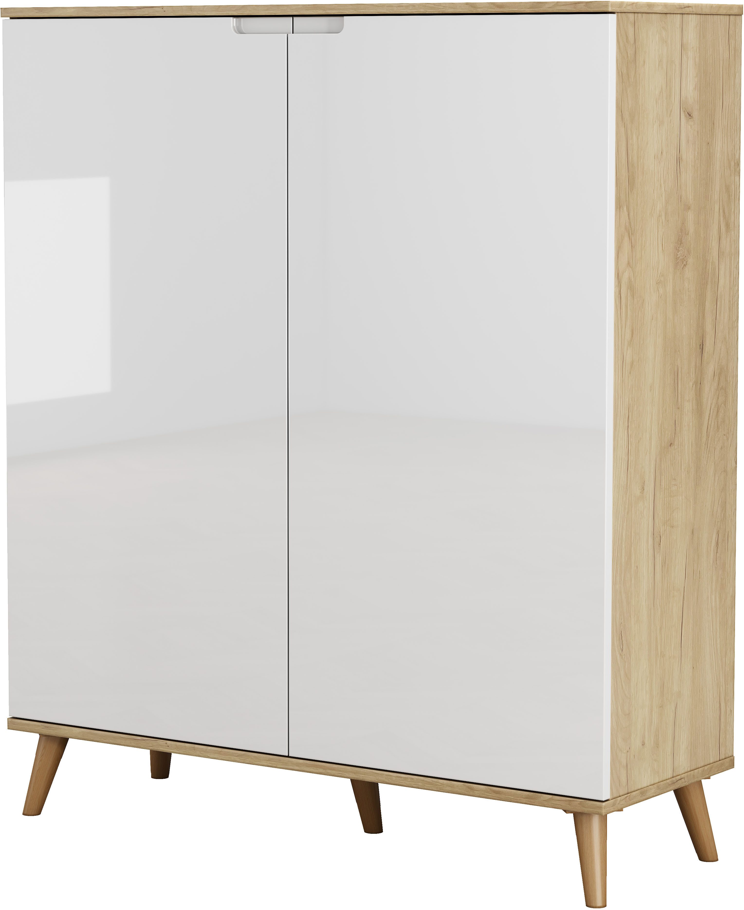 OTTO home PC-Schrank, mit Tastaturauszug, (B/T/H): 110/35,7/129 cm
