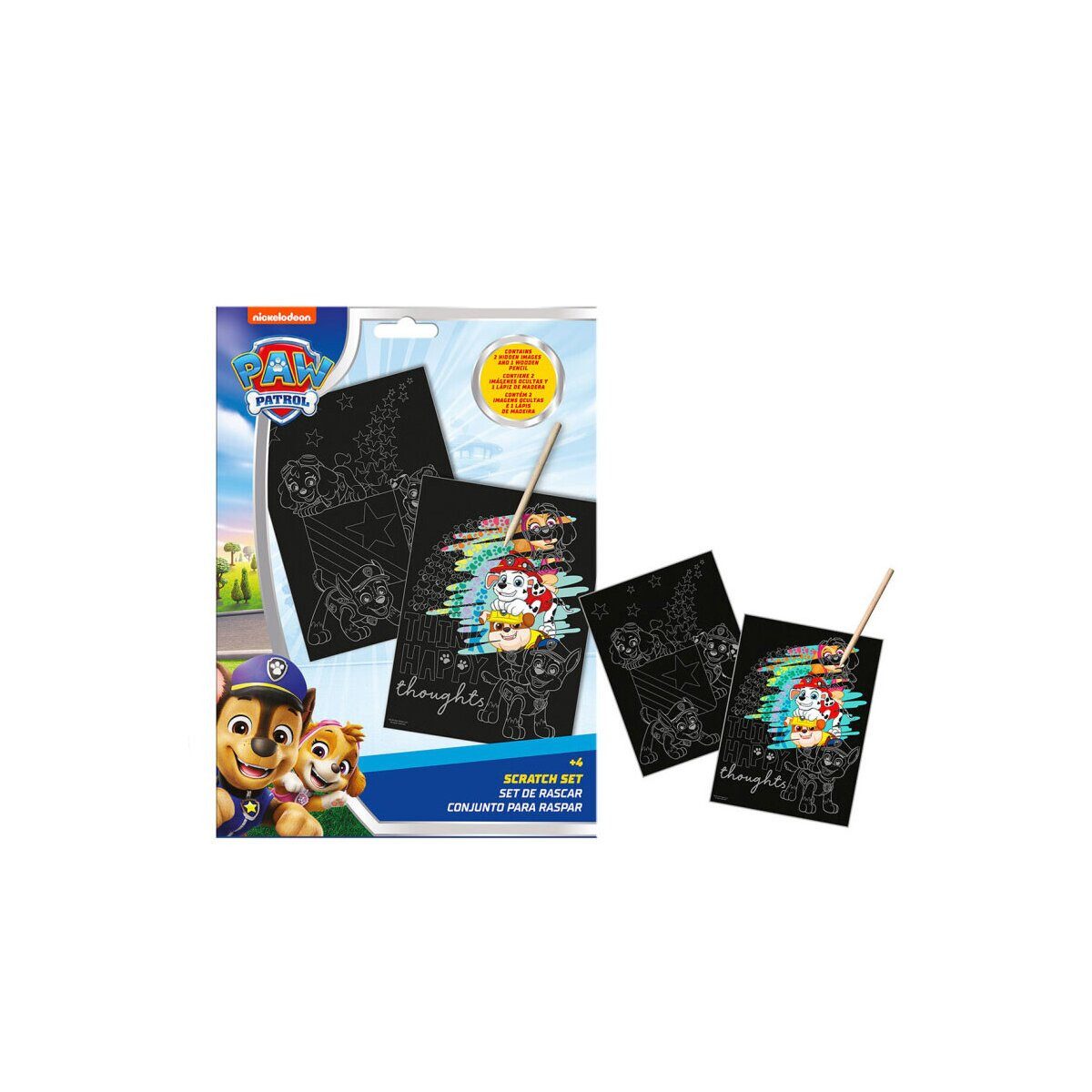PAW PATROL Kreativset Paw Patrol Duty Calls Scratch-Kratzbild-Set