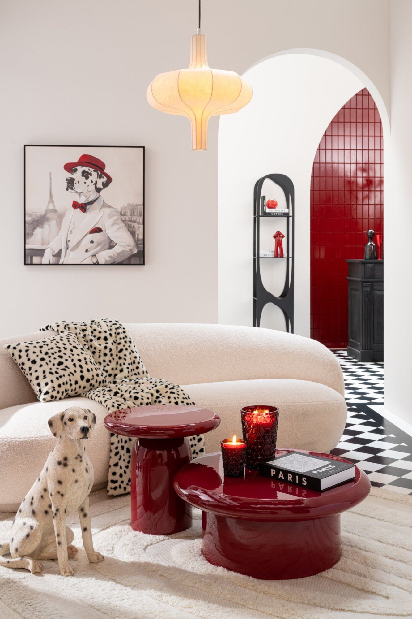 MF Dekokissen Dalmatiner Kissen oder Decke Cozy Spot Kollektion