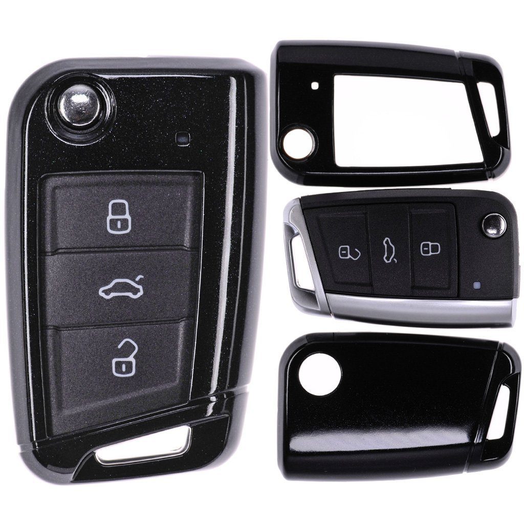 mt-key Schlüsseltasche Autoschlüssel Hardcover Schutzhülle Metallic günstig online kaufen
