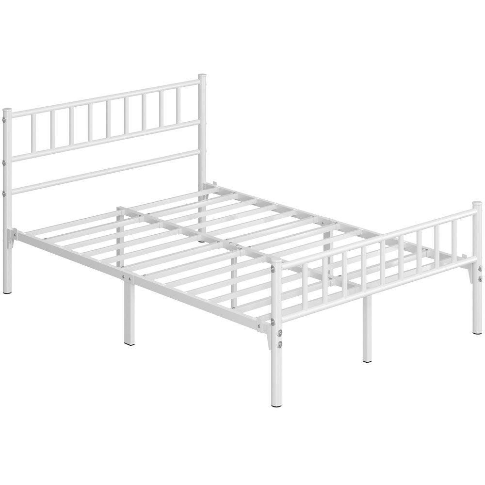 Yaheetech Bettgestell Metallbett, Einzelbettgestell/Doppelbettgestell, in 4 Größen verfügbar