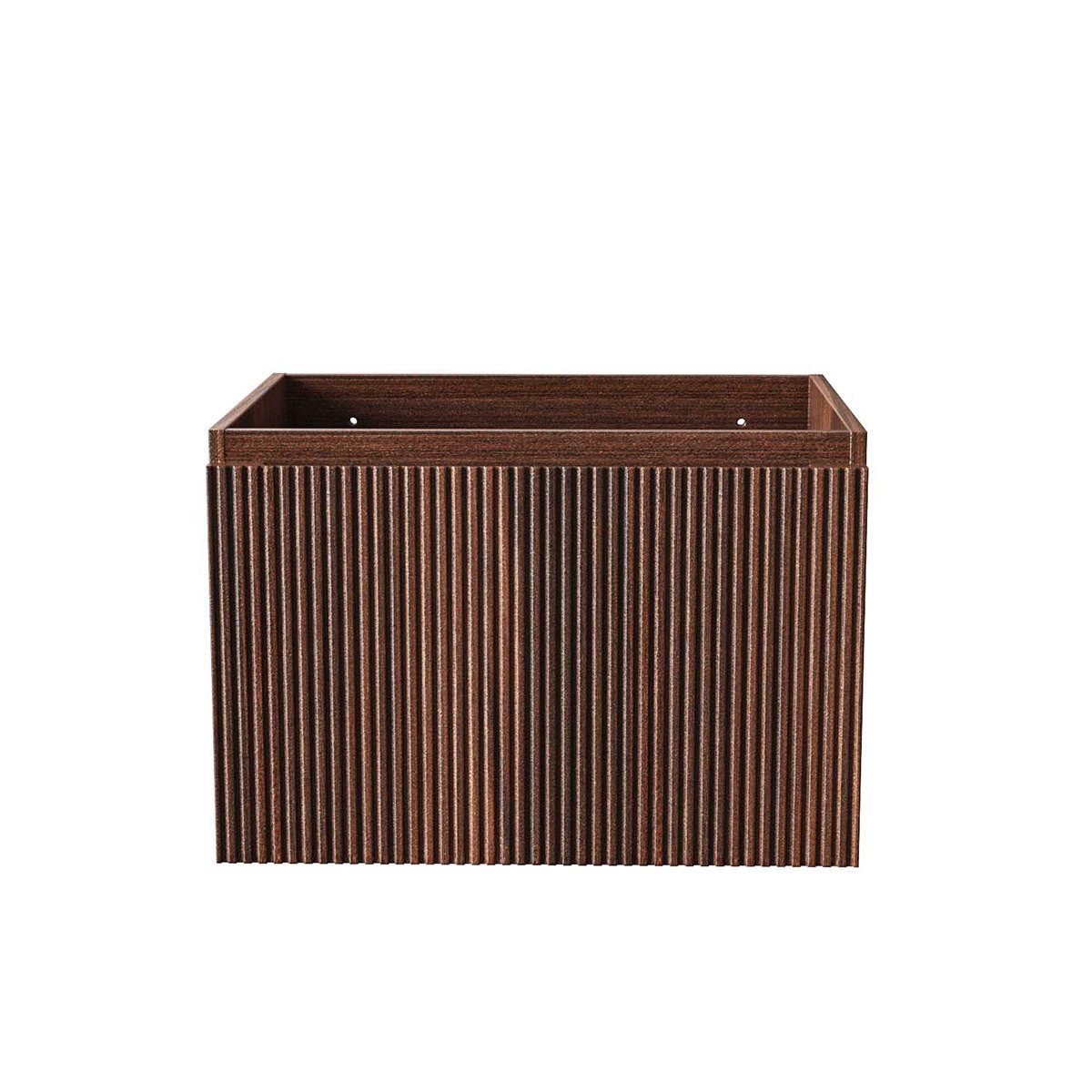 Belvit Waschbeckenschrank BV-US3712-1 (1-St) BELVIT TRIONA Waschtischunterschrank 60cm 1 Schublade Grifflos