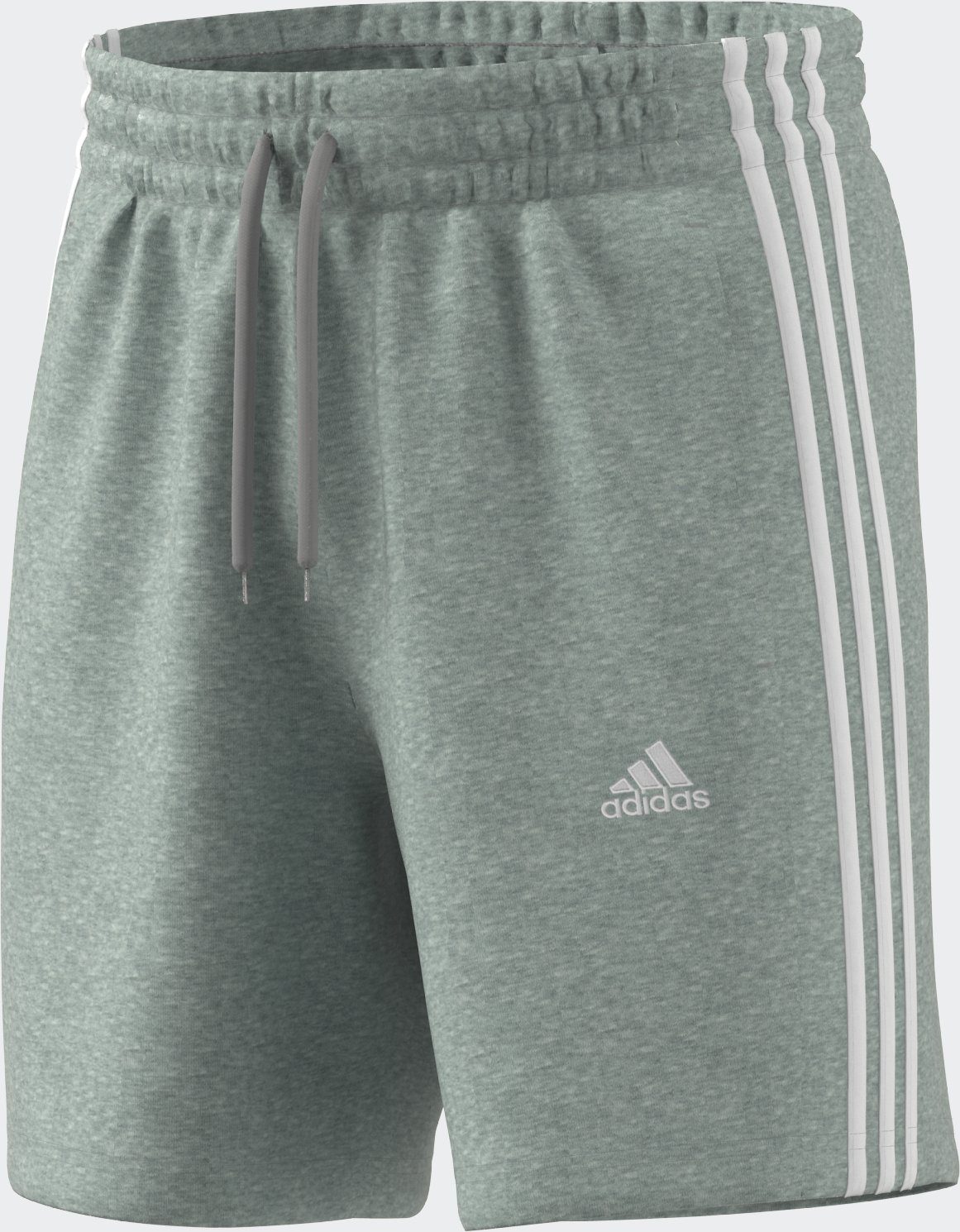 SJ / M 3S Medium 7 Heather Shorts (1-tlg) Grey Sportswear adidas White SHO